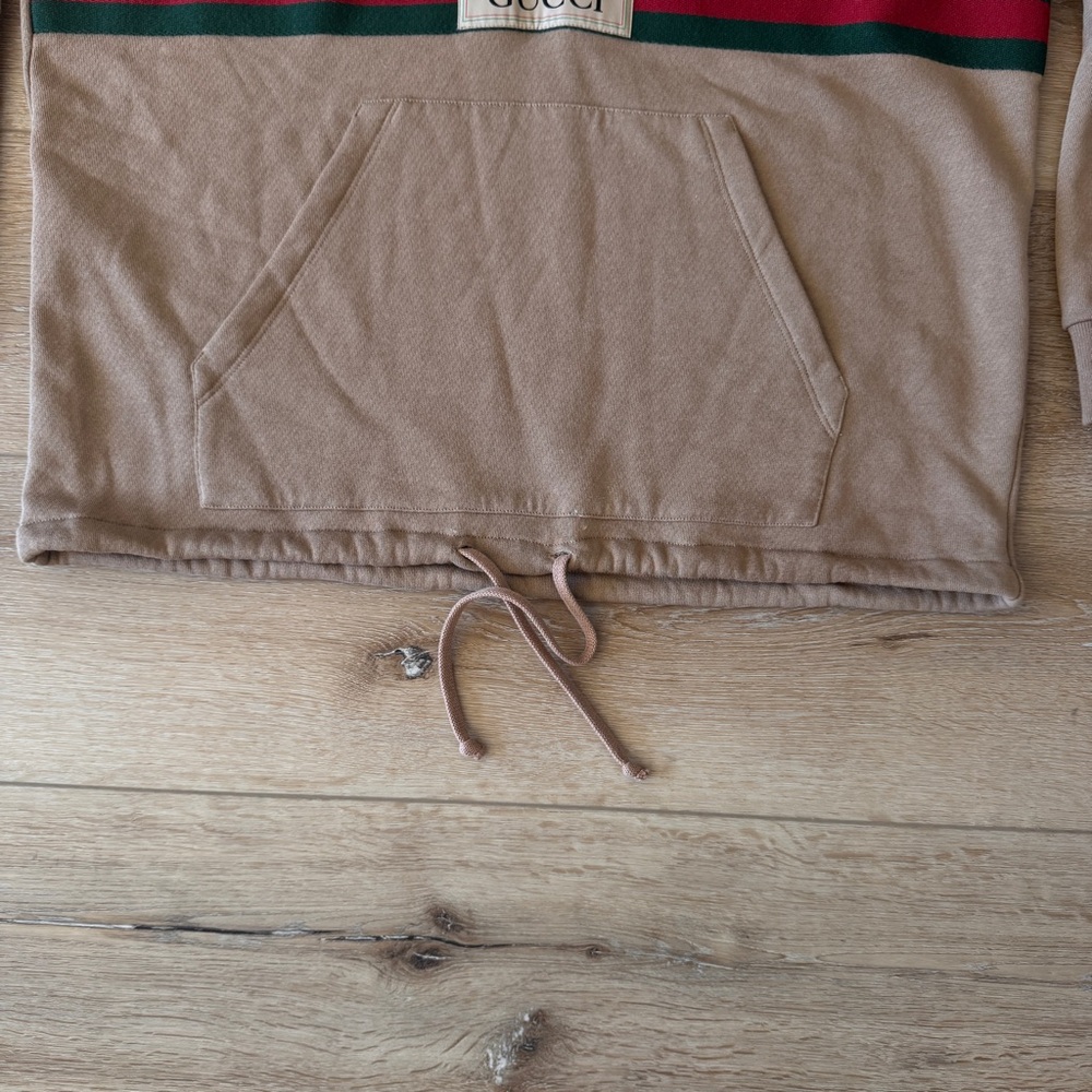 Gucci Quarter Zip Drawstring Hoodie XS - Picture 5 of 9